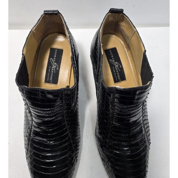 Giorgio Brutini Private Collection Genuine Snake Leather Ankle Western Boot 10M - Picture 3 of 12